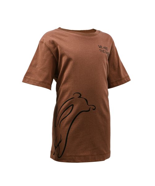 Alternative view of 𝙆𝙄𝘿𝙎 - BGPU SUPER SOFT T-SHIRT SS23/24 - กระต่ายวิ่งสีน้ำตาล