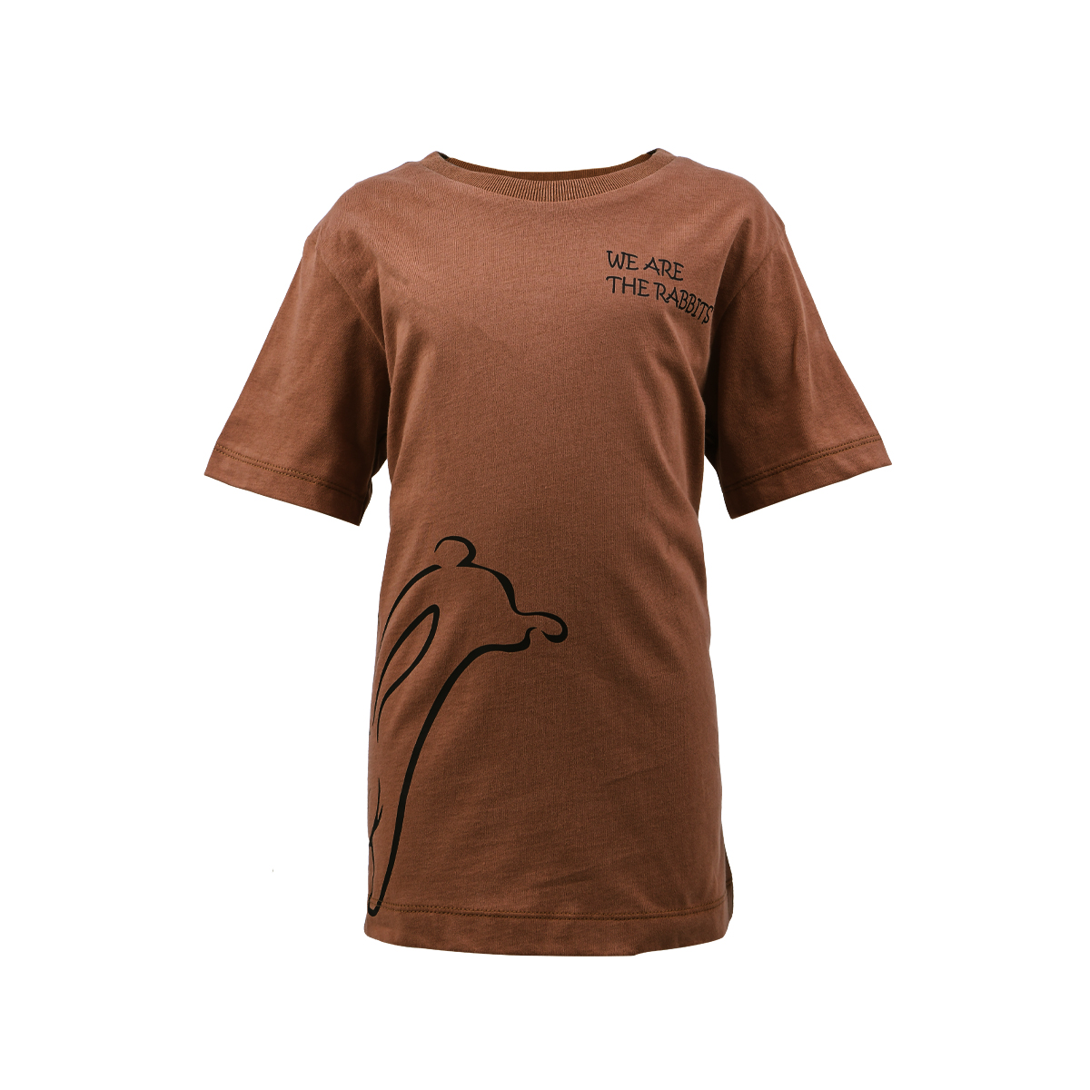 𝙆𝙄𝘿𝙎 - BGPU SUPER SOFT T-SHIRT SS23/24 - กระต่ายวิ่งสีน้ำตาล