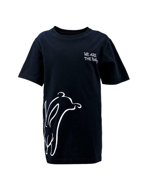 𝙆𝙄𝘿𝙎 - BGPU SUPER SOFT T-SHIRT SS23/24 - Rabbit Run (Black)