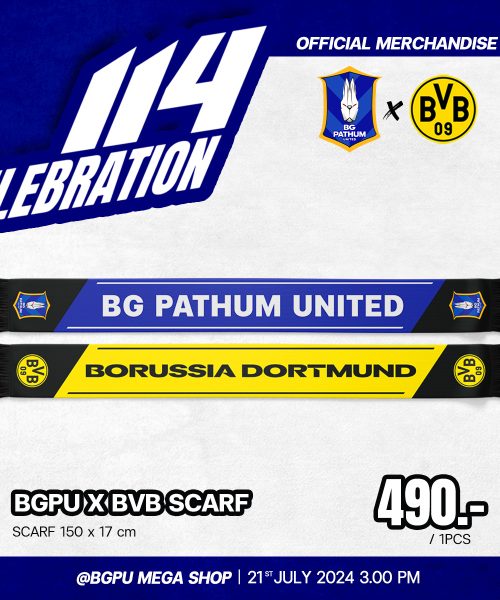 ผ้าพันคอ BGPU X BVB pre-season 2024/25