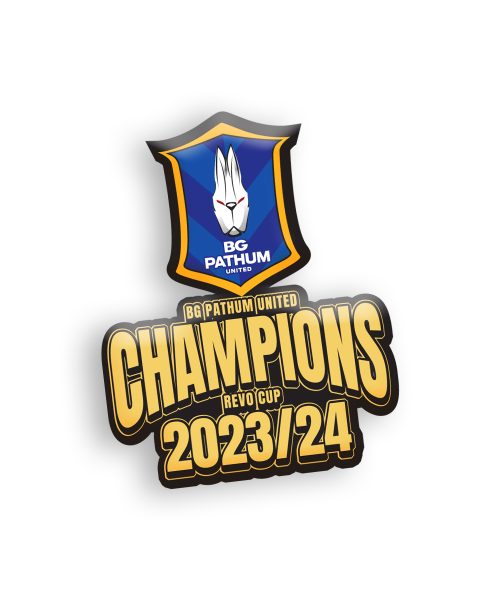 Alternative view of สติกเกอร์ติดรถ BGPU CAR STICKER - CHAMPIONS REVO CUP 2024/25