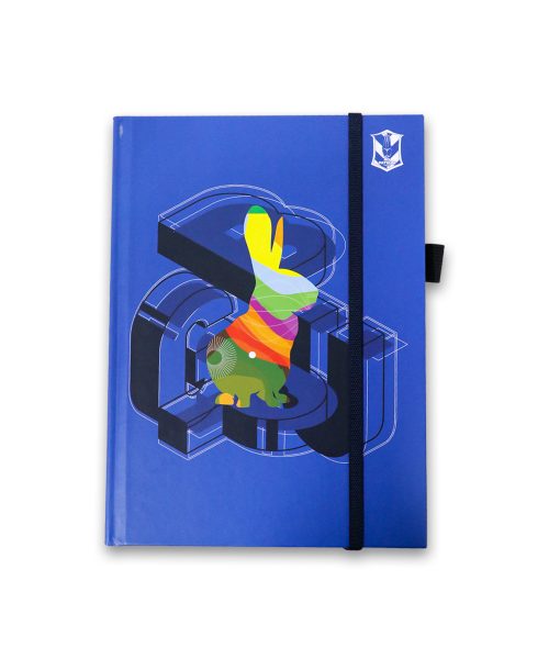สมุด BGPU NOTEBOOK WITH STRAP 2024/25 (สีน้ำเงิน)