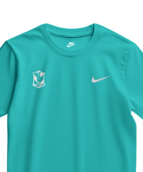 Alternative view of BGPU X NIKE – TURQOUISE TEE 2025/26 (สีเขียวน้ำทะเล)