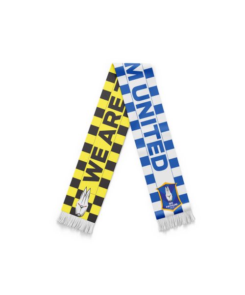 ผ้าพันคอ BGPU CHECKER BLUE - YELLOW SCARF 2025/26 (ลายตาราง)