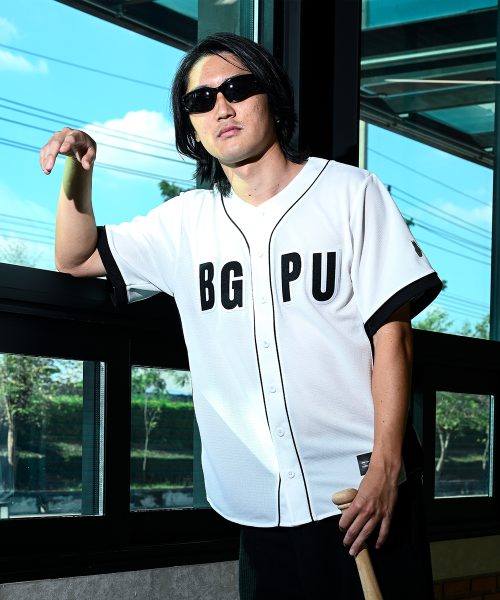 Alternative view of BGPU BASEBALL SHIRT 2025/26 (สีขาว)