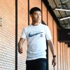 BGPU X NIKE WHITE TEE 2025/26 (BLUE SWOOSH) - Image 2