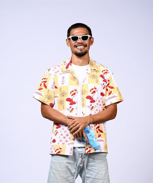 Alternative view of BGPU HAWAII SHIRT 2026 (มัสตาร์ด)
