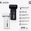 BGPU x JISULIFE HANDHELD FAN LIFE9 (3600MAH) - สีเทาอ่อน - Image 3