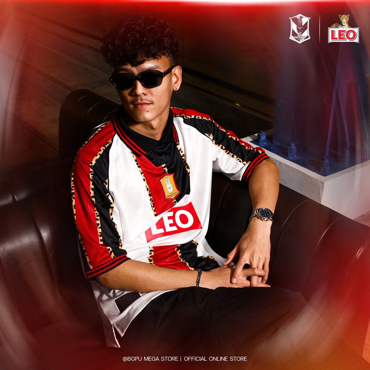 BGPU X LEO RETRO SHIRT 2026 (สีขาว) - Image 4