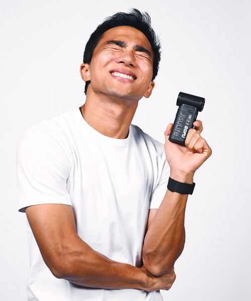 BGPU x JISULIFE HANDHELD FAN LIFE9 (3600MAH) - สีดำ