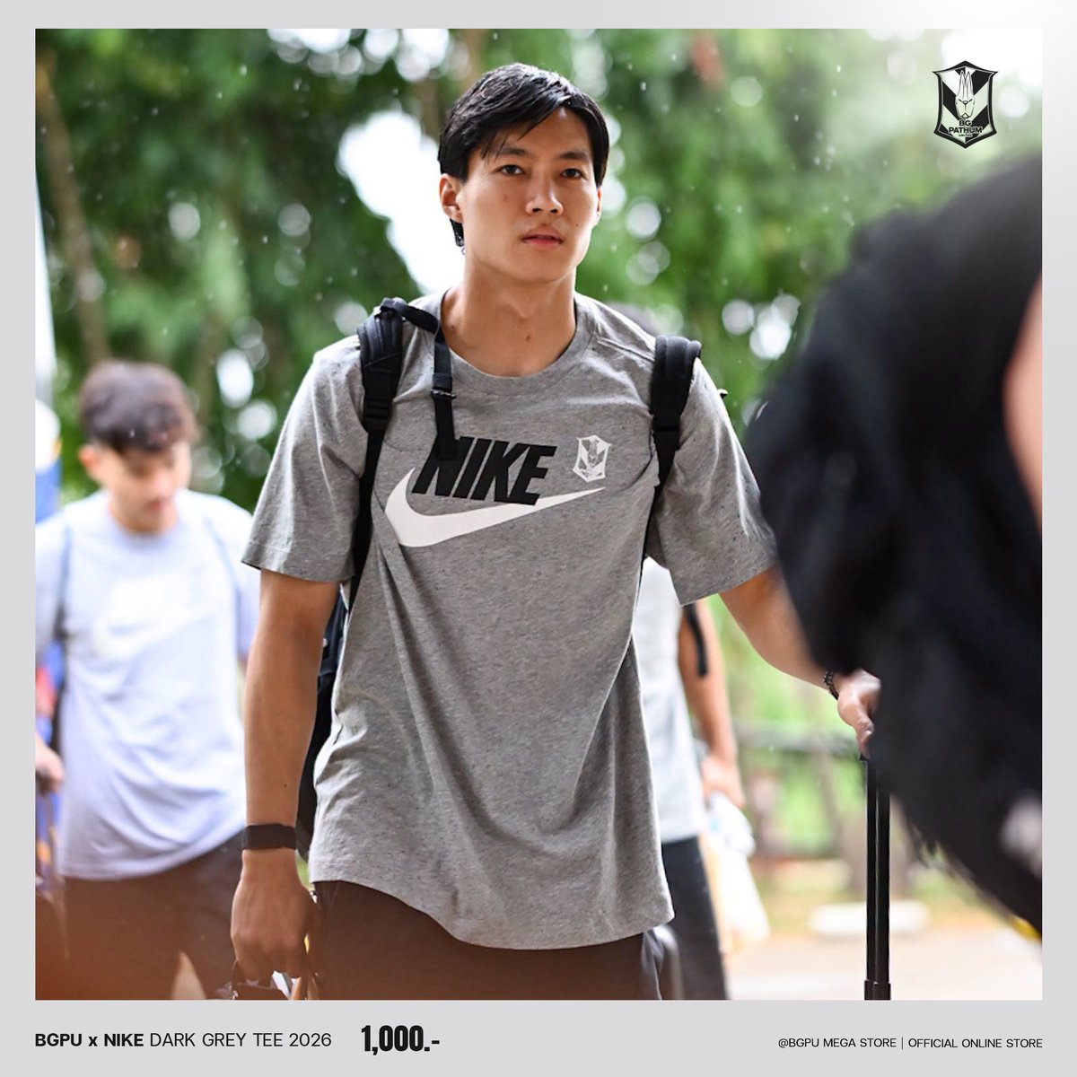 BGPU X NIKE - DARK GREY TEE 2026 (เทาเข้ม) - Image 5
