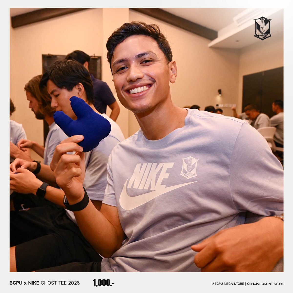 BGPU X NIKE - GHOST TEE 2026 (ฟ้าอ่อน) - Image 2