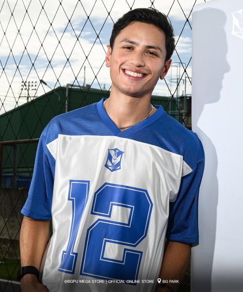 Alternative view of BGPU NFL Shirt 2026/27 "GAME ON!" Collection (สีขาว-น้ำเงิน)