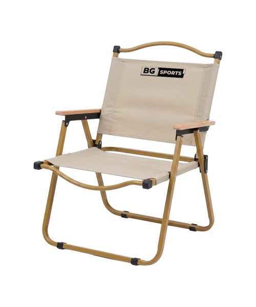Alternative view of เก้าอี้สนาม BG SPORTS - CAMPING CHAIR BEIGE 2026/27 (สีเบจ)
