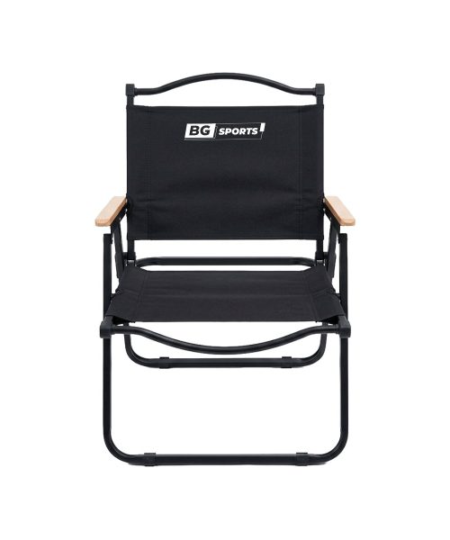 เก้าอี้สนาม BG SPORTS - CAMPING CHAIR BEIGE 2026/27 (สีดำ)